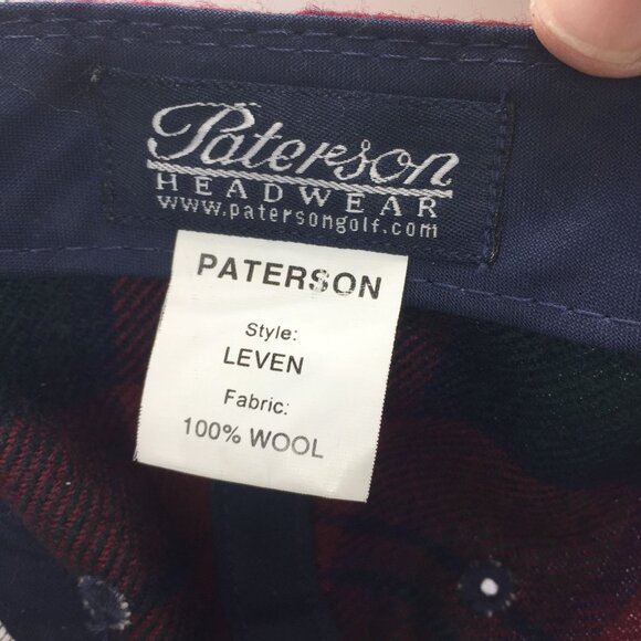 St Andrews The Old Course Golf Womens Golf Baseball Cap Red Plaid Wool - Picture 2 of 6